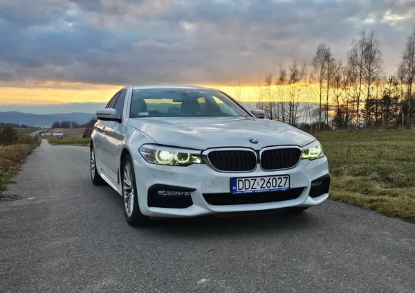 bmw BMW Seria 5 cena 124999 przebieg: 132000, rok produkcji 2017 z Dzierżoniów